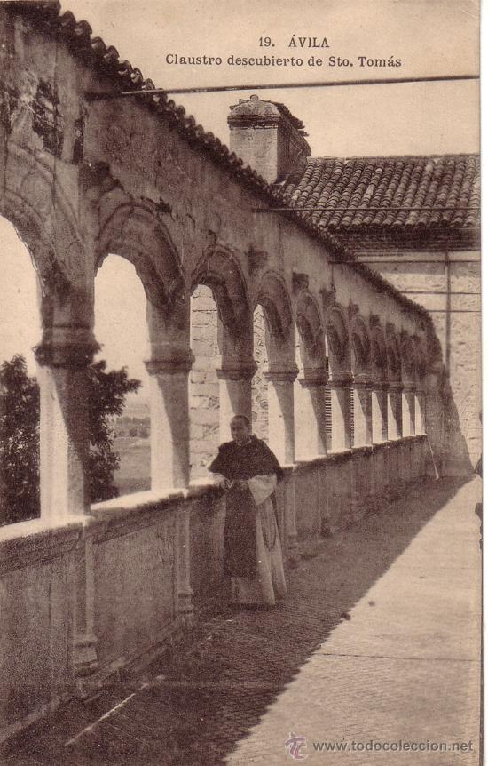 Postais: N&ordm; 11576 AVILA CLAUSTRO DESCUBIERTO DE SANTO TOMAS HAUSER Y MENET