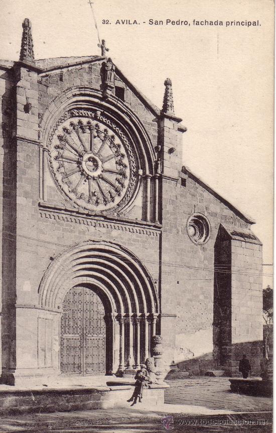 Postais: N&ordm; 11577 AVILA SAN PEDRO FACHADA PRINCIPAL