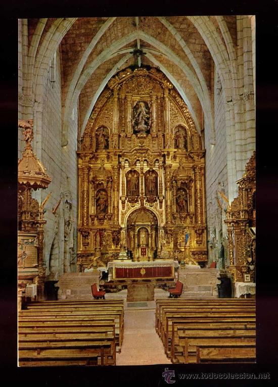 Postales: Covarrubias. *Colegiata. Interior...*  Ed. Postal Inter n&ordm; 6. Nueva.