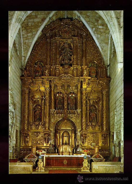 Postales: Covarrubias. *Altar Mayor y presbiter&iacute;o*  Ed. Subirats C. n&ordm; 1. Nueva.