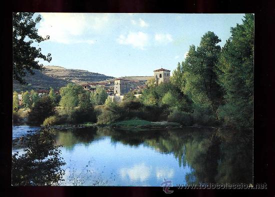 Postales: Covarrubias. *R&iacute;o Arlanza y Covarrubias*  Ed. J. G. O&ntilde;a - Fournier. Nueva.