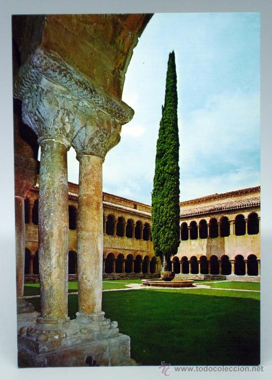 Postales: Postal Abad&iacute;a Santo Domingo de Silos Claustro rom&aacute;nico S XI XII Ed Sicilia a&ntilde;os 70 rugosa sin circul