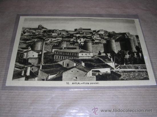 Postales: 10 AVILA VISTA PARCIAL HELIOTIP. ARTISTICA, 14X9 CM.