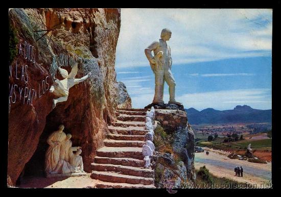 Postales: Ameyugo. *Monumento al Pastor...*  Ed. Sicilia n&ordm; 556.  Circulada 1964.