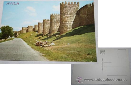 Postales: POSTAL ANTIGUA DE LAS MURALLAS DE AVILA - ARRIBAS