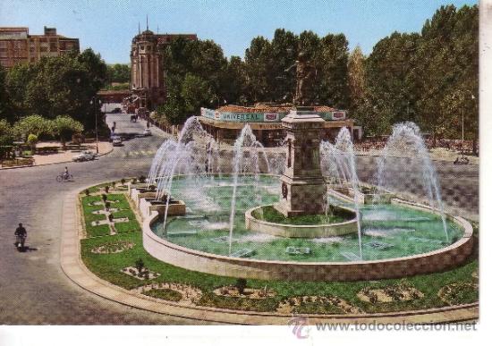 Postales: LEON - PLAZA DE GUZMAN EL BUENO - GARCIA GARRABELLA N&ordm; 33