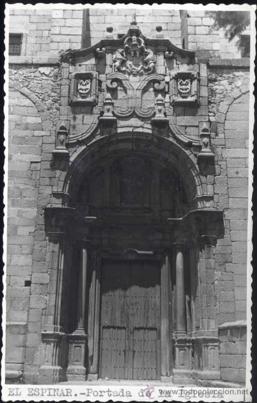 Postales: EL ESPINAR (SEGOVIA).- PORTADA DE LA IGLESIA