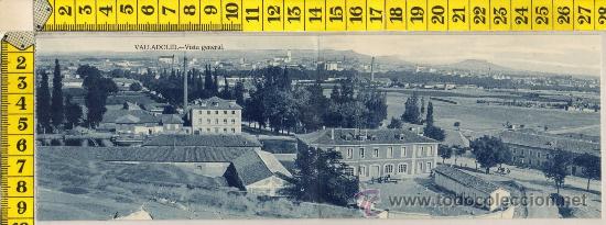 Postales: TARJETA POSTAL DOBLE VISTA PANORAMICA DE VALLADOLID VISTA GENERAL