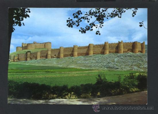 Postales: Berlanga de Duero. *Murallas y Castillo*  Ed. Vistabella n&ordm; 6. Circulada 1984..