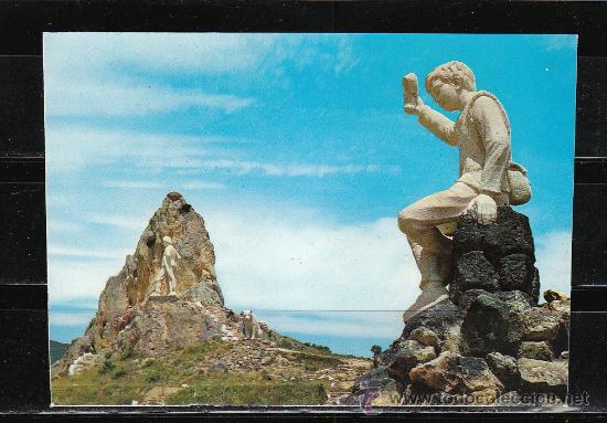 Postales: N&ordm; 3. AMEYUGO. MONUMENTO AL PASTOR. CARRETERA MADRID-IRUN KM. 308
