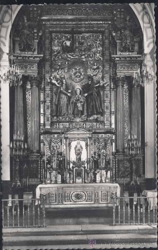 Postales: &Aacute;VILA.- IGLESIA DE SANTA TERESA. ALTAR MAYOR