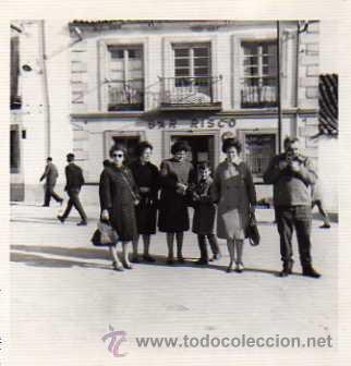 Postales: Avila. Foto de 9 x 9 cm. Bar Risco. Las Navas del Marques.