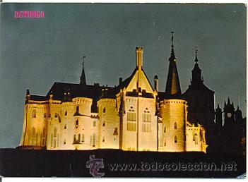 Postales: 7-esp1432. Postal Le&oacute;n. Astorga. Palacio de Gaudi - Foto 1