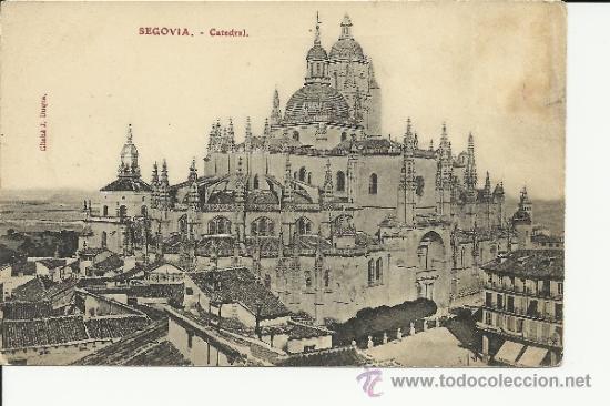 Postales: SEGOVIA CATEDRAL ESCRITA - Foto 1