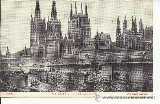 Postales: BURGOS CATEDRAL ESCRITA - Foto 1