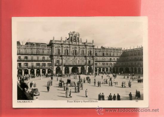 Postcards: POSTAL SALAMANCA  plaza Mayor y Ayuntamiento,