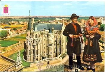 Postales: 7-esp1451. Postal Le&oacute;n. Astorga. Palacio Episcopal - Foto 1