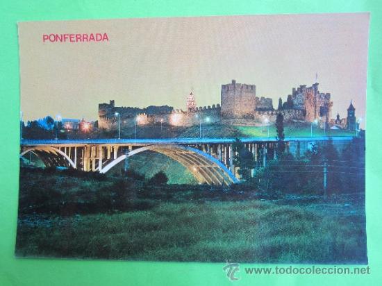 Postales: postal ponferrada  -  leon -  puente del castillo - Foto 1