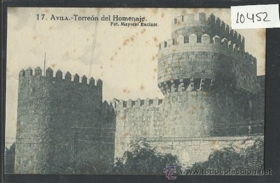 Postales: AVILA - 17- TORREON DEL HOMENAJE  -FOT. MAYORAL ENCINAR - GRAFOS - (10.452)
