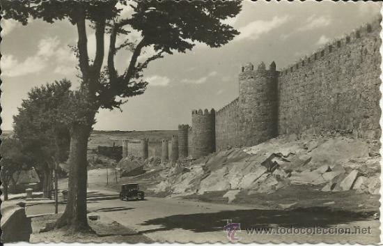 Postales: AVILA  MURALLAS SIN ESCRIBIR