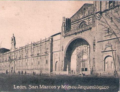 Postales: POSTAL ORIGINAL DECADA DE LOS 30. LEON. N&ordm; 371. VER TAMA&Ntilde;O Y EXPLICACION.