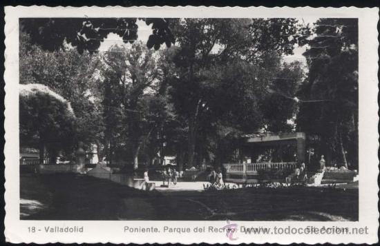 Postales: VALLADOLID.- PONIENTE.-PARQUE DEL RECREO.DETALLE