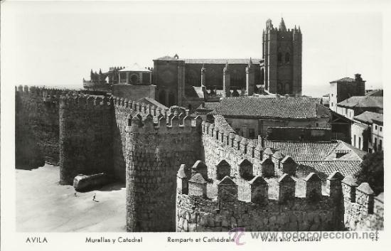 Postales: AVILA MURALLAS SIN ESCRIBIR