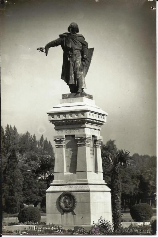 Postales: POSTAL: LEON - ESTATUA DE GUZMAN EL BUENO