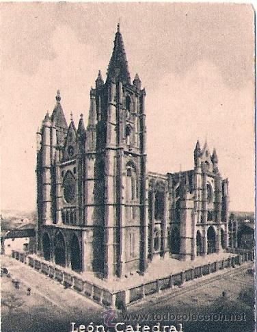 Postcards: POSTAL ORIGINAL DECADA DE LOS 30. LEON. N&ordm; 373. VER TAMA&Ntilde;O Y EXPLICACION.