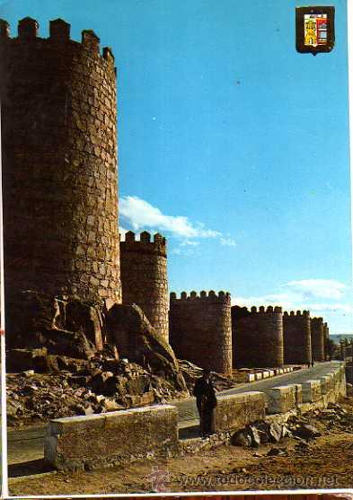 Postales: &Aacute;vila. Murallas. Circulada 1986 - Foto 1