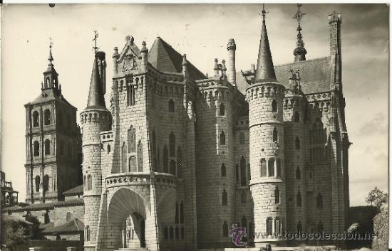 Postales: POSTAL: ASTORGA (LEON) - PALACIO EPISCOPAL. - Foto 1