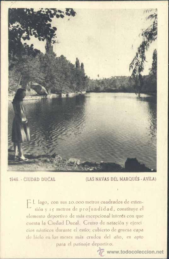 Postales: LAS NAVAS DEL MARQUES (&Aacute;VILA).- CIUDAD DUCAL
