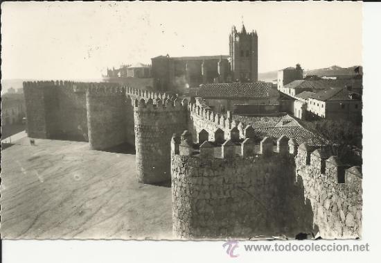 Postales: AVILA MURALLAS ESCRITA CON SELLO