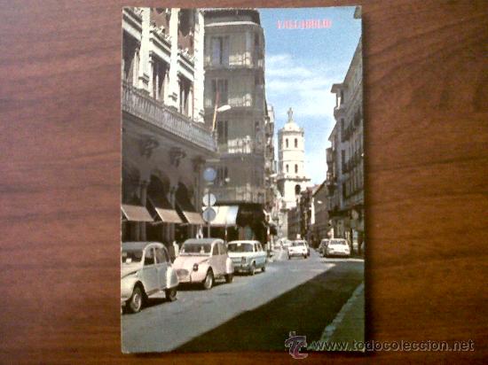 Postales: POSTAL VALLADOLID-CALLE REGALADO -AL FONDO LA CATEDRAL-EDICIONES PARIS-ESCRITA