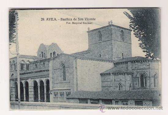 Postales: AVILA.-BASILICA DE SAN VICENTE.- FOT. MAYORAL ENCINAR