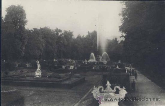 Postales: LA GRANJA (SEGOVIA).- PARTERRE Y FUENTE DE LA FAMA