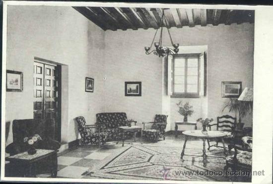 Postales: LA GRANJA (SEGOVIA).- HOSPEDERIA DE LA CALANDRIA- SALON DE LA PLANTA BAJA
