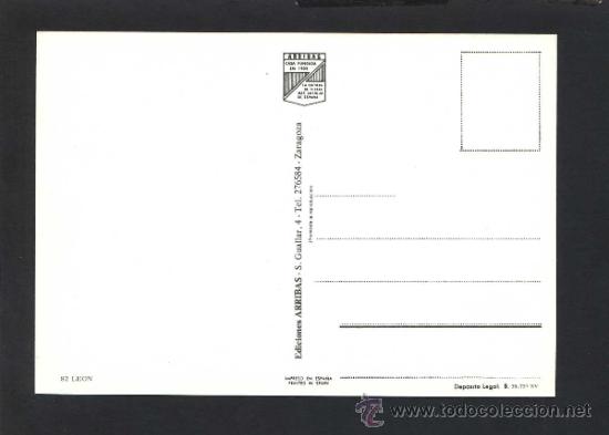 Postales: Le&oacute;n.  Ed. Arribas n&ordm; 82. Nueva. - Foto 2