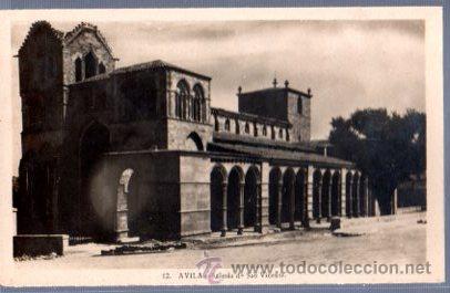 Postcards: TARJETA POSTAL AVILA, IGLESIA DE SAN VICENTE