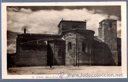 Postcards: TARJETA POSTAL AVILA, IGLESIA DE SAN PEDRO (SIGLOS XII Y XIII). FACHADA POSTERIOR
