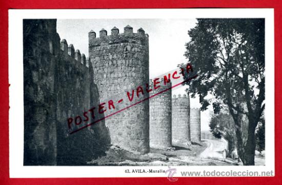 Postales: POSTAL, AVILA, MURALLA,    P70313