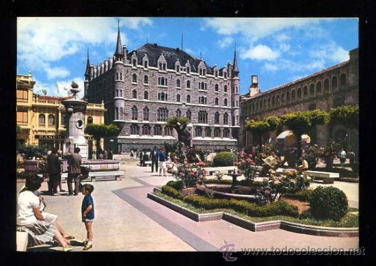 Postales: Le&oacute;n. *Edificio de la Caja...*  Ed. G. Garrabella - SRC n&ordm; 18. Circulada - Foto 1
