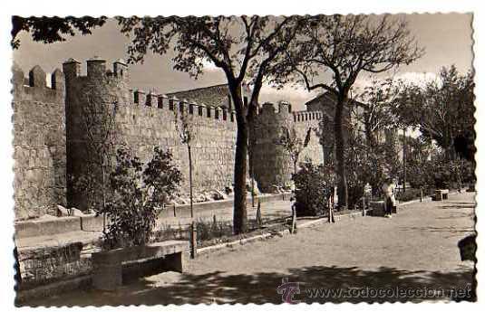 Postales: Avila. Jardines del Paseo del Rastro. Circulada.