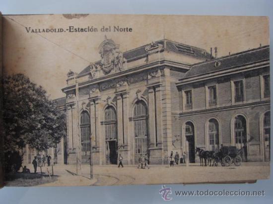 Postales: POSTAL ANTIGUA DE LA ESTACI&Oacute;N NORTE DE VALLADOLID