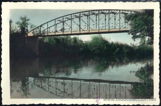 Postales: VALLADOLID.- PUENTE Y RIO PISUERGA