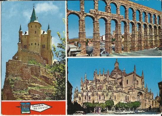 Postales: POSTAL: SEGOVIA - MONUMENTOS DE LA CIUDAD. - Foto 1