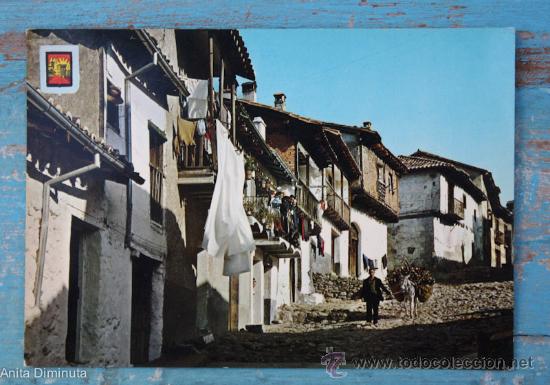 Postales: ANTIGUA POSTAL AVILA - ARENAS DE SAN PEDRO - CALLE TIPICA - NO CIRCULADA - EN  - DOMI