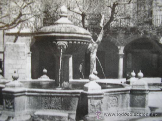 Postales: POSTAL FOTOGRAFICA PIEDRAHITA AVILA EL PILON DE LA PLAZA