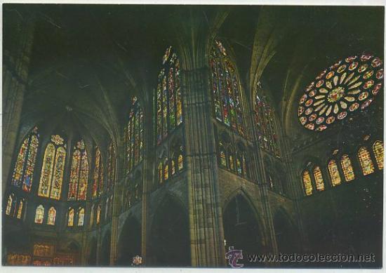 Postales: POSTAL DE LEON - CATEDRAL. CRUCERO N&ordm; 39    P-CASTLE-413