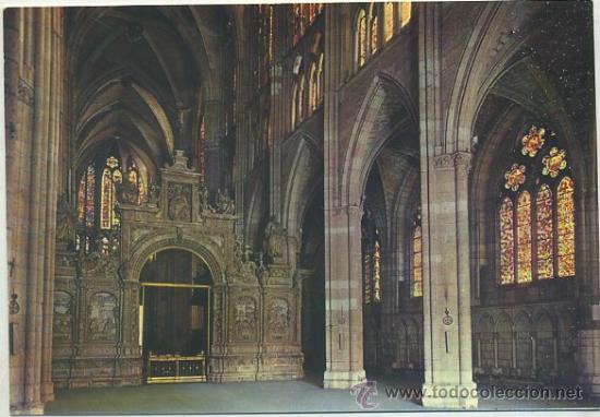 Postales: POSTAL DE LEON - CATEDRAL. NAVE CENTRAL N&ordm; 61     P-CASTLE-429